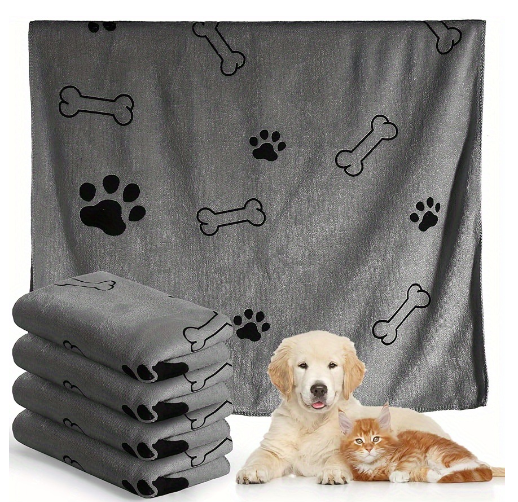 Quick-Dry Pet Bath Towel — product view 3