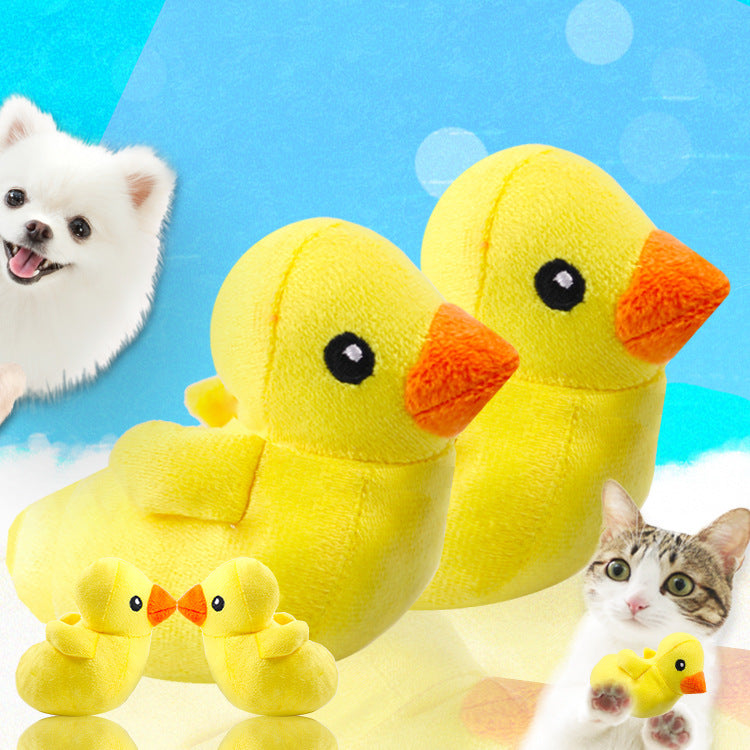 Squeaky Yellow Duck Toy for Dogs — product view 6