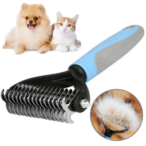 Dual-Sided Dematting & Deshedding Brush — product view 1